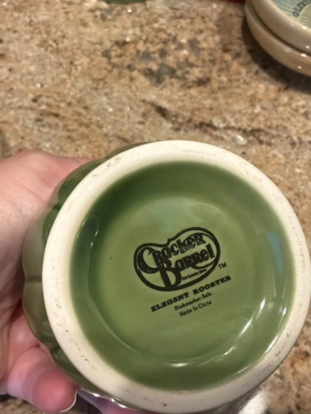Cracker Barrel Rooster sugar & creamer set